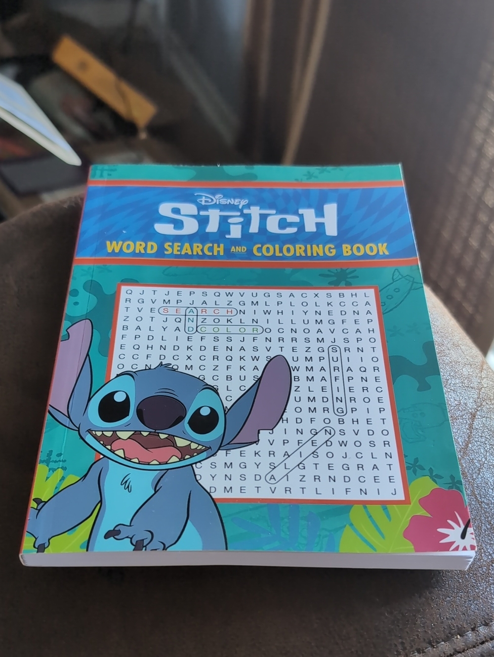 🍁Disney Stitch Word Search & Coloring Book